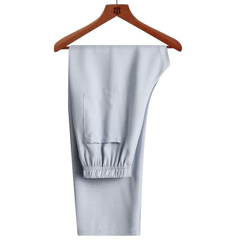 Buddha Stones 2点セット 唐装 無地 カエルボタン メンズ 長袖 シャツ パンツ セット - image 13