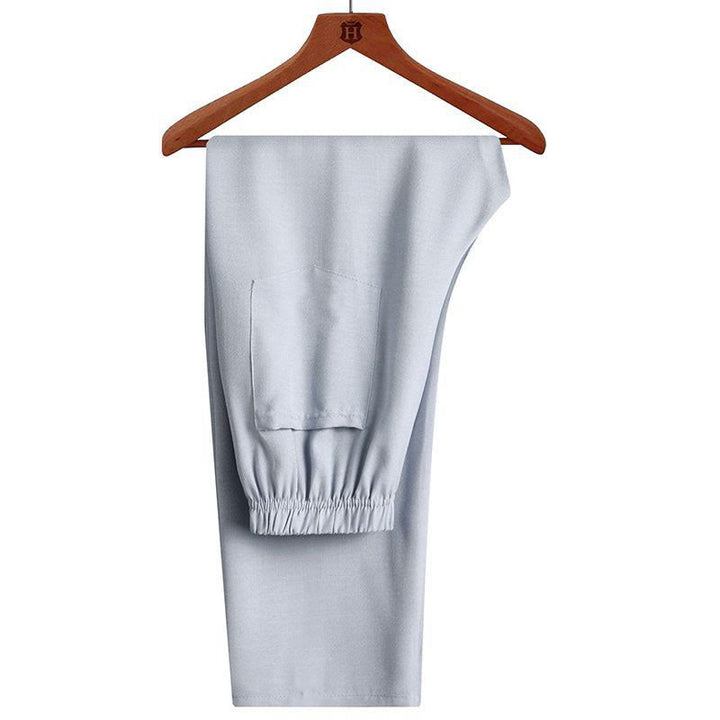 Buddha Stones 2点セット 唐装 無地 カエルボタン メンズ 長袖 シャツ パンツ セット - image 13