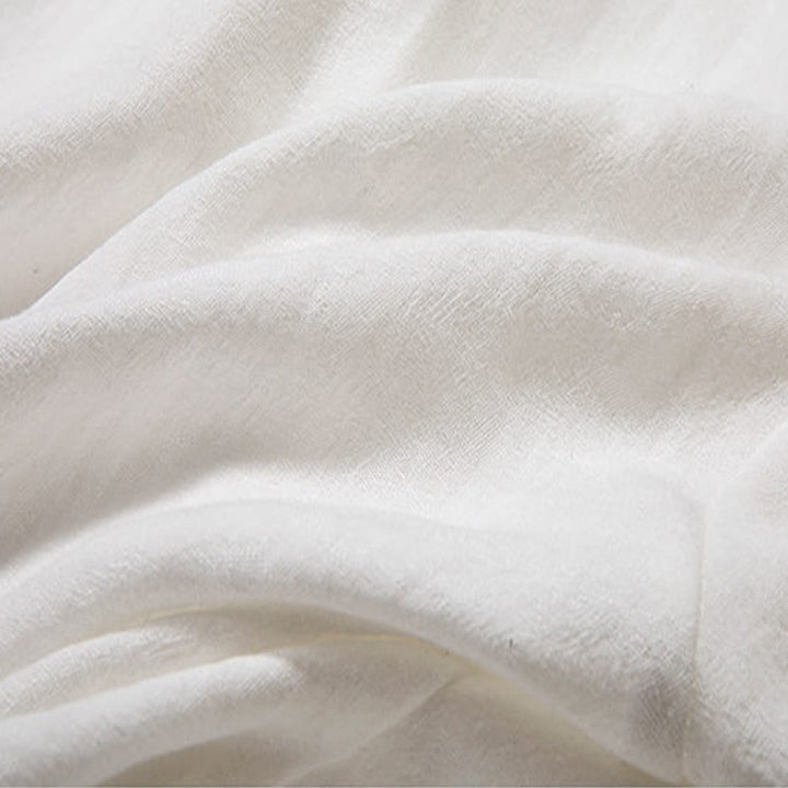 Buddha StonesVネック メンズ リネン 長袖シャツ 禅服 - image 9