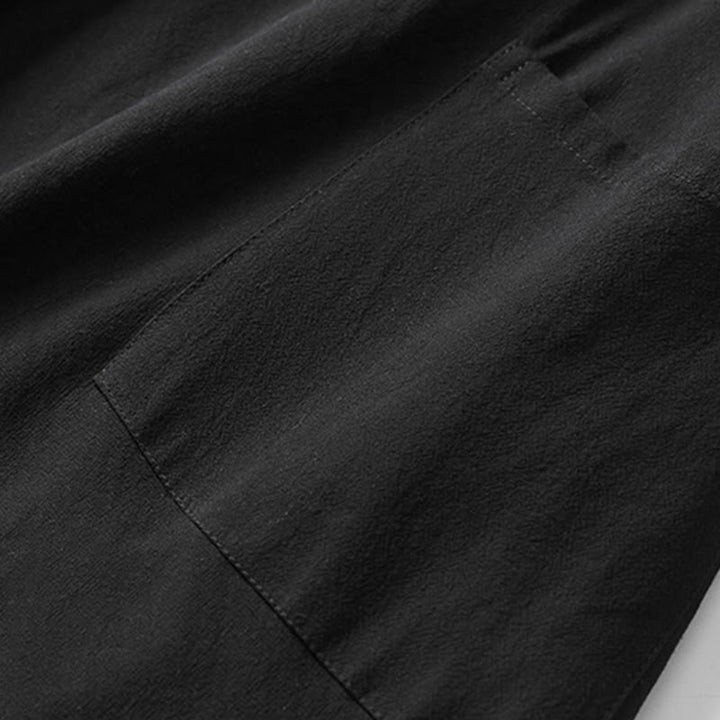 Buddha Stones秋冬 メンズ コットン ミドル丈コート 両面ジャケット - image 15