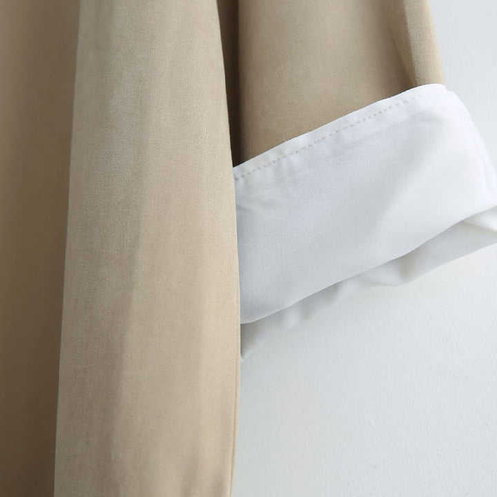 Buddha Stonesの秋の無地中国風フロッグボタンコットンメンズ唐装ローブ - image 17