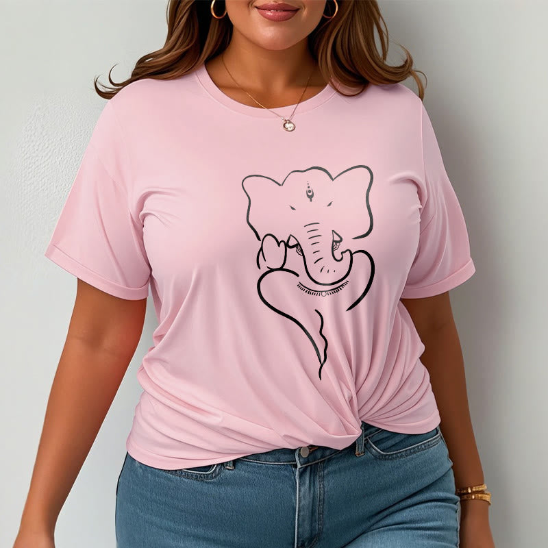Buddha Stonesガネーシャ象スケッチ柄Tシャツ - image 14