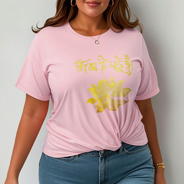 Buddha Stones黄金蓮 サンスクリットTシャツ - image 13