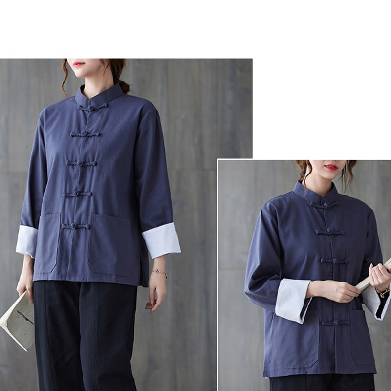 Buddha Stonesレディース カエルボタン長袖シャツパンツ 瞑想服 - image 18