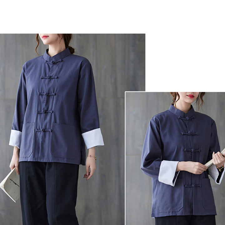 Buddha Stonesレディース カエルボタン長袖シャツパンツ 瞑想服 - image 18