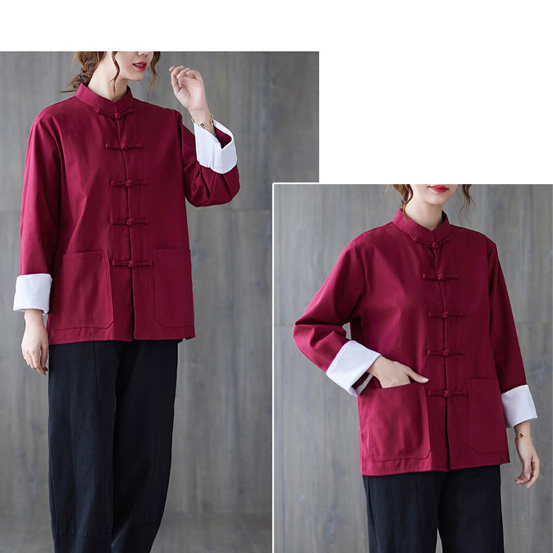 Buddha Stonesレディース カエルボタン長袖シャツパンツ 瞑想服 - image 10