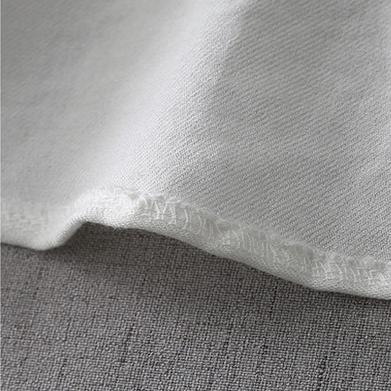 Buddha Stones無地ボタン長袖レディースシャツ - image 9