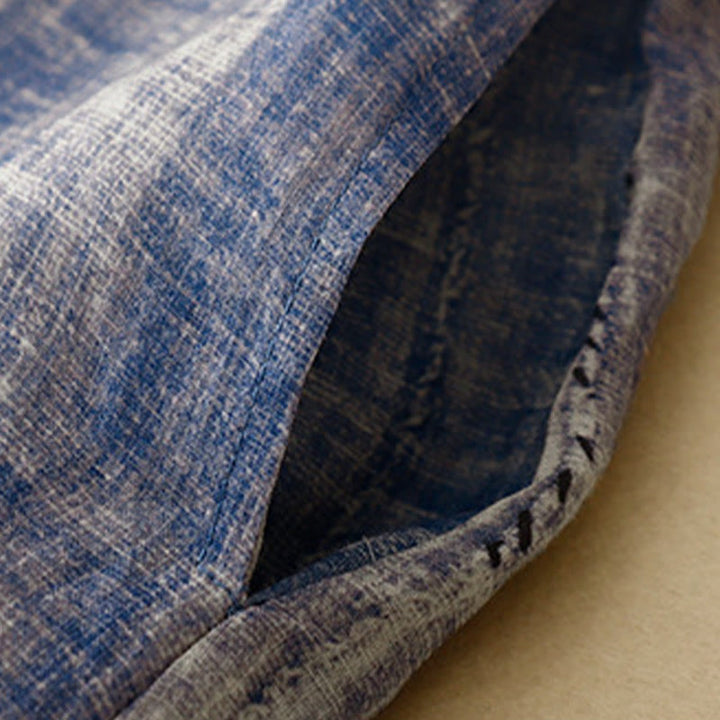 Buddha Stonesタイダイボタン 長袖コットンシャツ - image 6