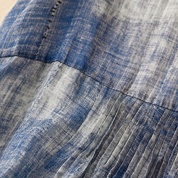 Buddha Stonesタイダイボタン 長袖コットンシャツ - image 4