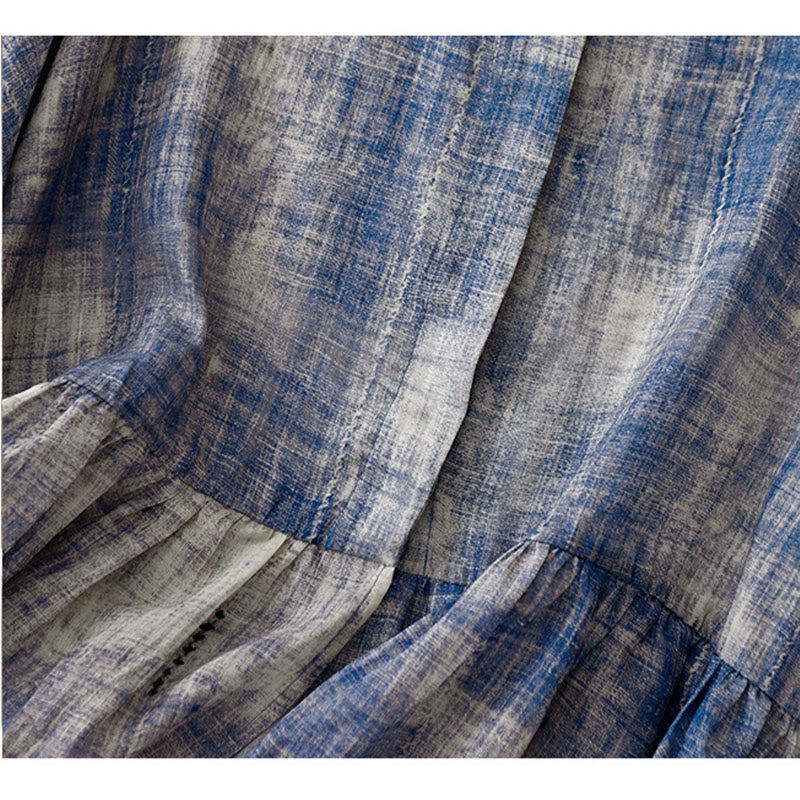 Buddha Stonesタイダイボタン 長袖コットンシャツ - image 9