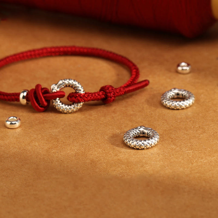 Buddha Stones999スターリングシルバー 龍年平和のお守りチャーム幸運ブレスレット  - image 17