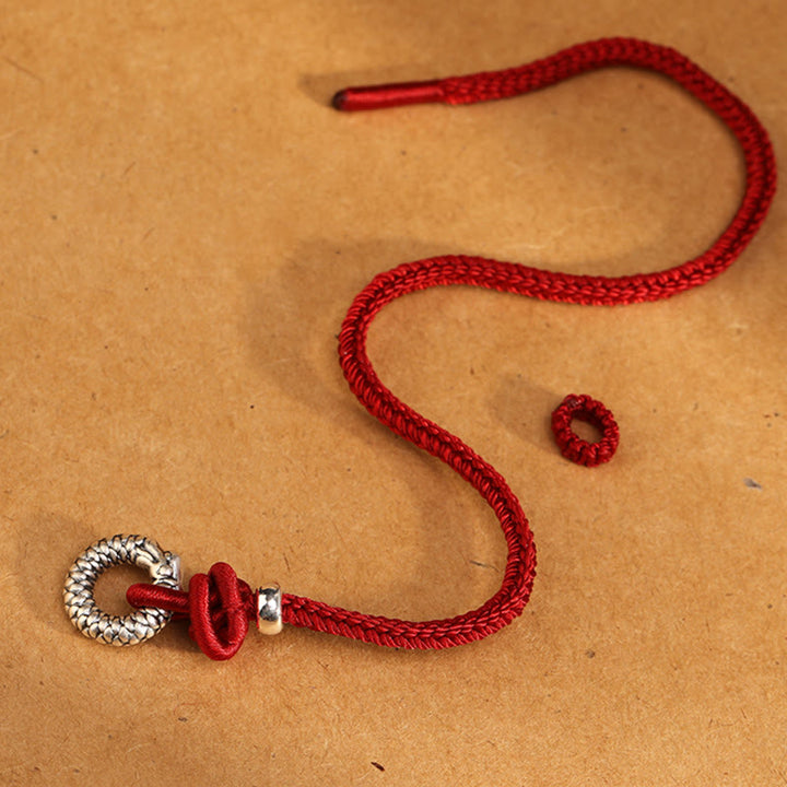 Buddha Stones999スターリングシルバー 龍年平和のお守りチャーム幸運ブレスレット  - image 3