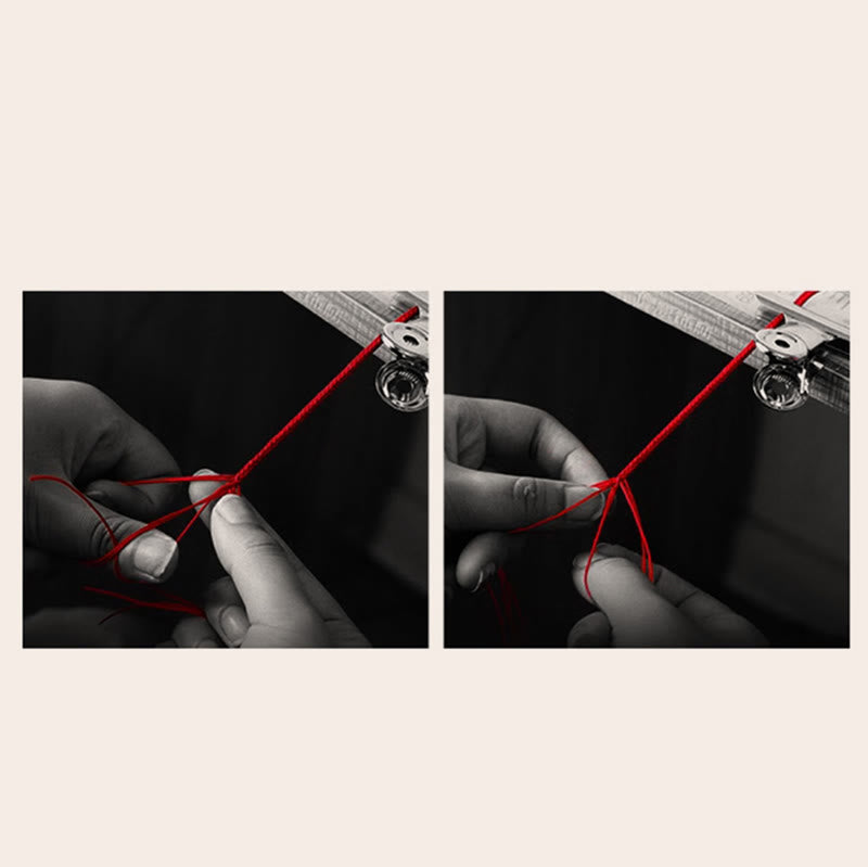 Buddha Stonesハンドメイド999スターリングシルバーエンドレスノットインフィニティシンボル幸運ロープブレスレット - image 19