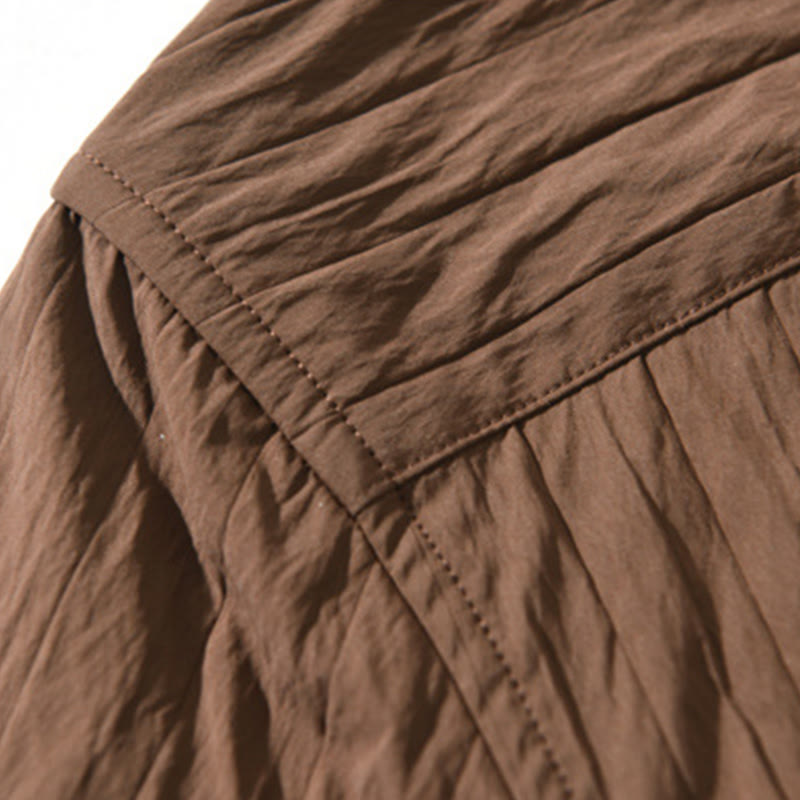 Buddha Stonesカジュアル 無地 長袖 メンズ シャツ ポケット付き - image 8