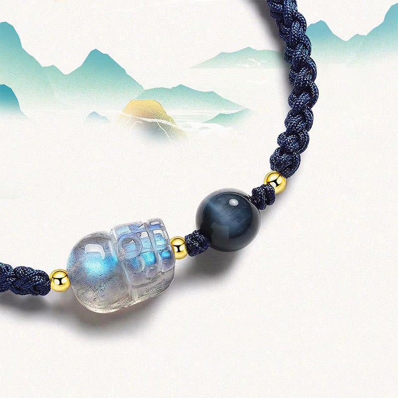 Buddha Stonesムーンストーン 貔貅 ブルータイガーアイ フー