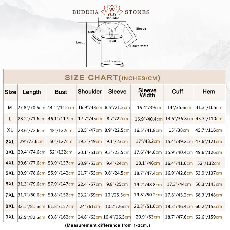 Buddha Stonesメンズ Tシャツ 無地 トップス 半袖 三つボタン Vカラー ソフトコットンシャツ - image 5