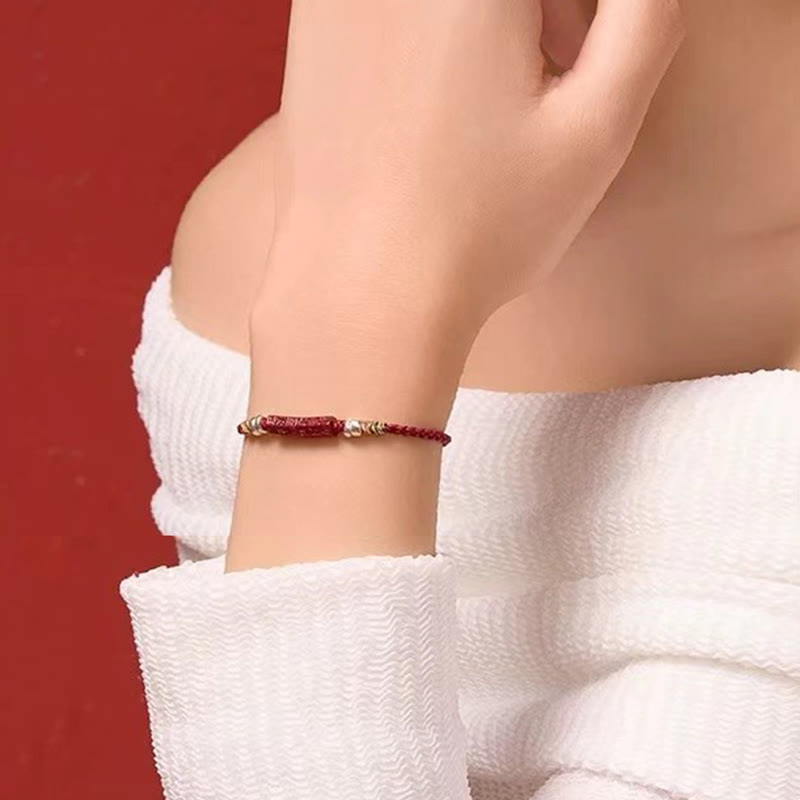 Buddha Stones925 スターリングシルバーオーム・マニ・パドメ・フム辰砂 祝福 子供 大人用ブレスレット - image 11