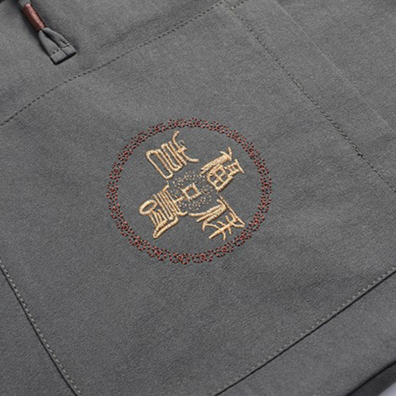 Buddha Stones中国の旧正月 刺繍 フータンスーツ 漢服 長袖 トップス パンツ 衣類 メンズセット - image 9