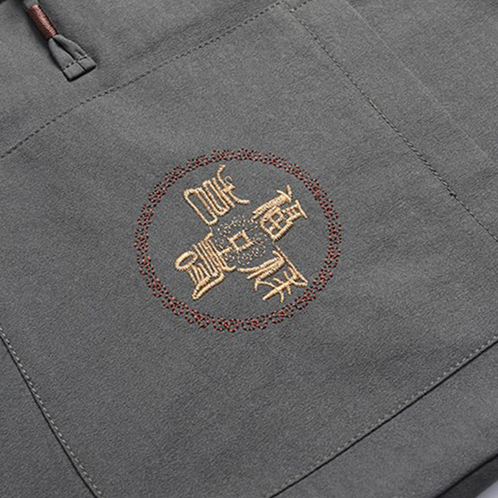 Buddha Stones中国の旧正月 刺繍 フータンスーツ 漢服 長袖 トップス パンツ 衣類 メンズセット - image 9