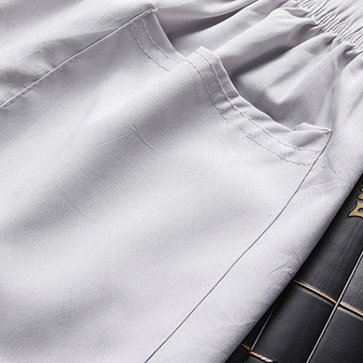 Buddha Stones中国の旧正月 刺繍 龍 カエルボタン 唐装 漢服 伝統制服 長袖 トップス パンツ 衣類 メンズセット - image 11