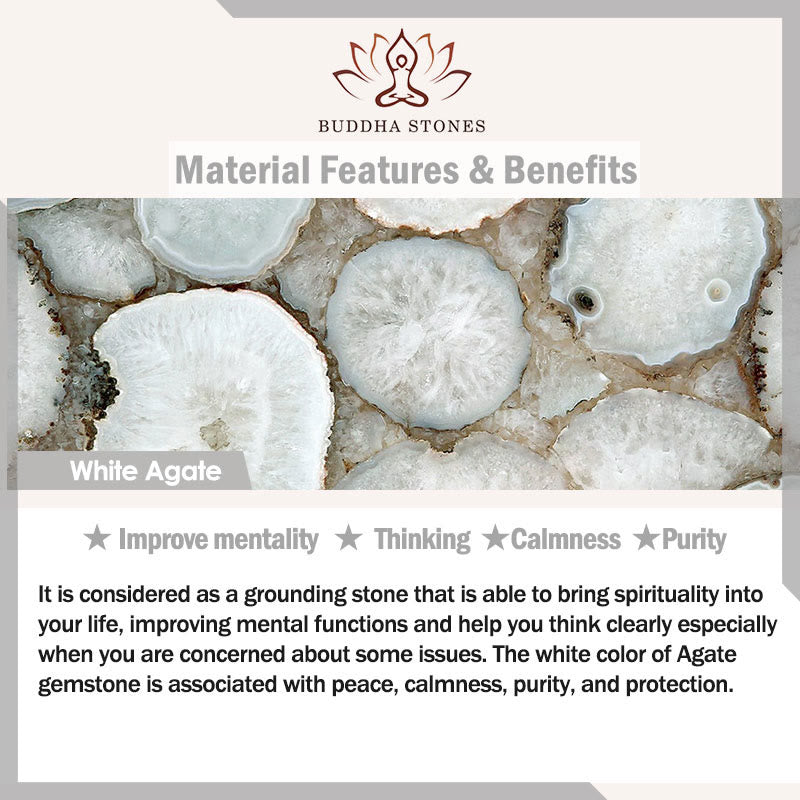 Buddha Stones ストロベリークォーツ 水晶 瑪瑙 開運 知恵 癒し パワーストーン ブレスレット - image 9