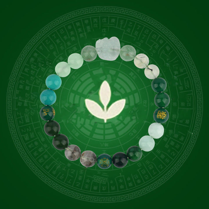 Buddha Stones ヒキュウ 水晶 瑪瑙 金運 財運 風水 パワーストーン ブレスレット - image 8