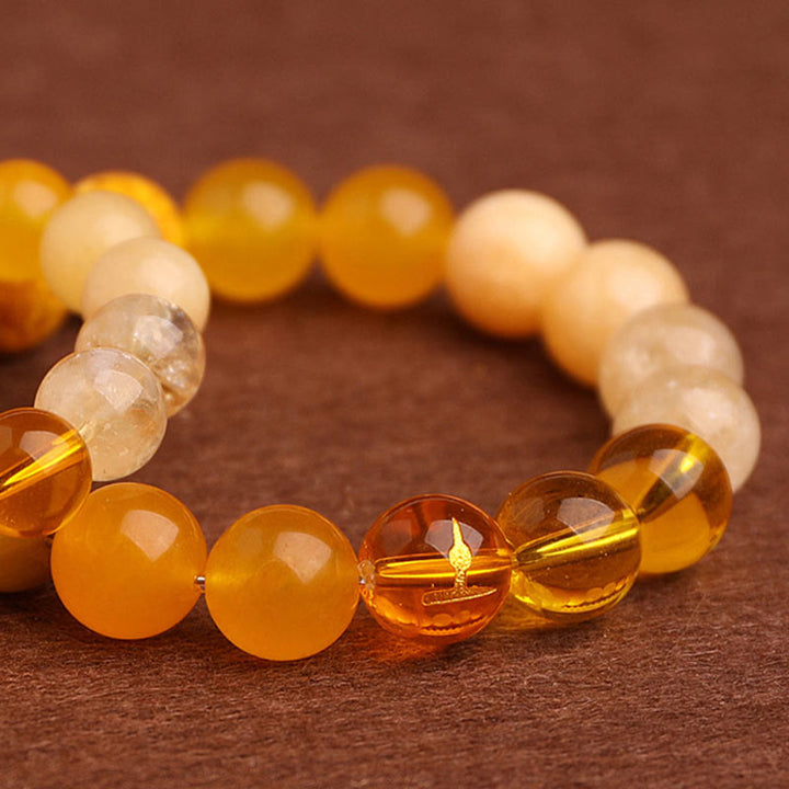 Buddha Stones 瑪瑙 運気バランス 癒し エネルギー 開運 ブレスレット