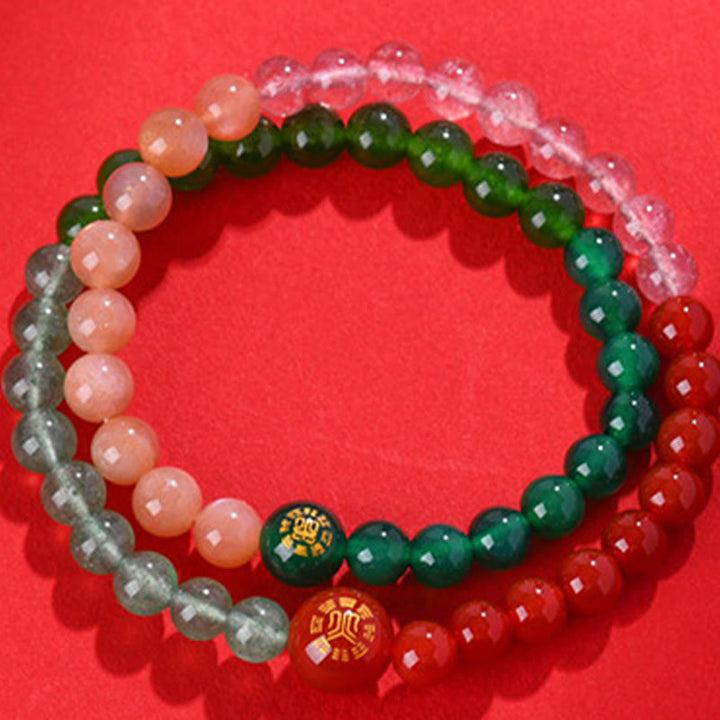 Buddha Stones パール 黒オニキス 白水晶 白瑪瑙 清浄 優雅 エレガント ブレスレット - image 13