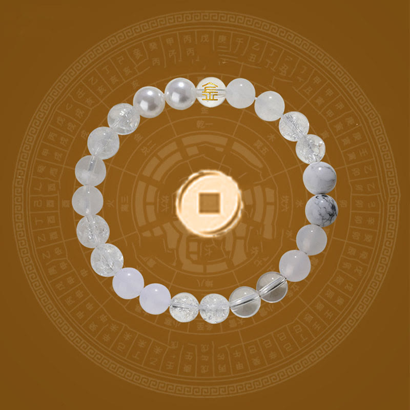 Buddha Stones ルチルクォーツ タイガーアイ 黄瑪瑙 シトリン 金運 開運 幸運 ブレスレット - image 12