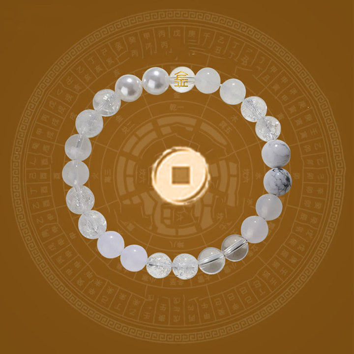 Buddha Stones ルチルクォーツ タイガーアイ 黄瑪瑙 シトリン 金運 開運 幸運 ブレスレット - image 12