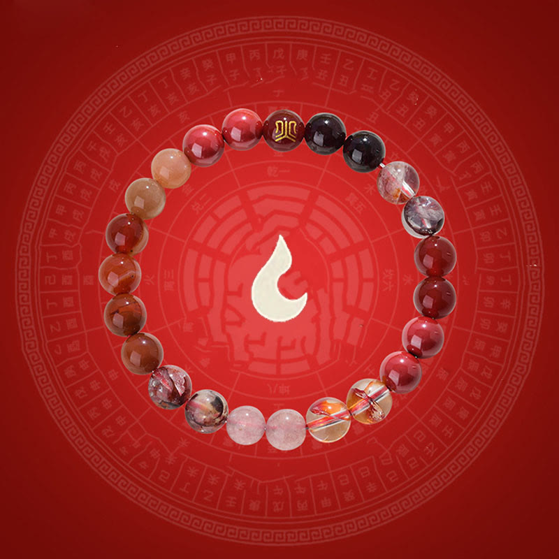 Buddha Stones ルチルクォーツ タイガーアイ 黄瑪瑙 シトリン 金運 開運 幸運 ブレスレット - image 27