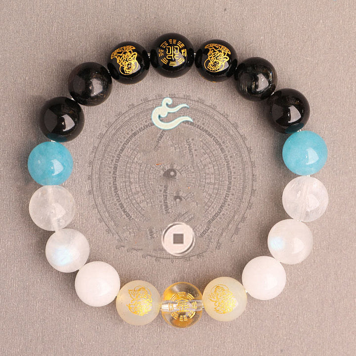 Buddha Stones 南赤瑪瑙 ストロベリークォーツ 太陽石 恋愛 成功 幸運 ブレスレット - image 40