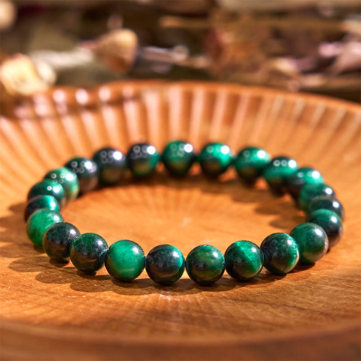 Buddha Stonesタイガーアイ成長ヒーリングエネルギーブレスレット