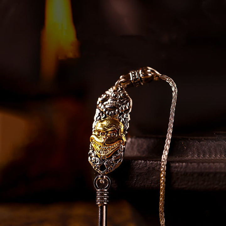 Buddha Stones925 スターリングシルバー チベット ザキラム 富の女神 祝福のネックレス ペンダント