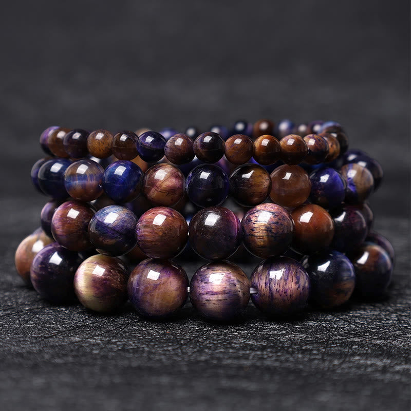 Buddha Stones各種タイガーアイ自信ブレスレット