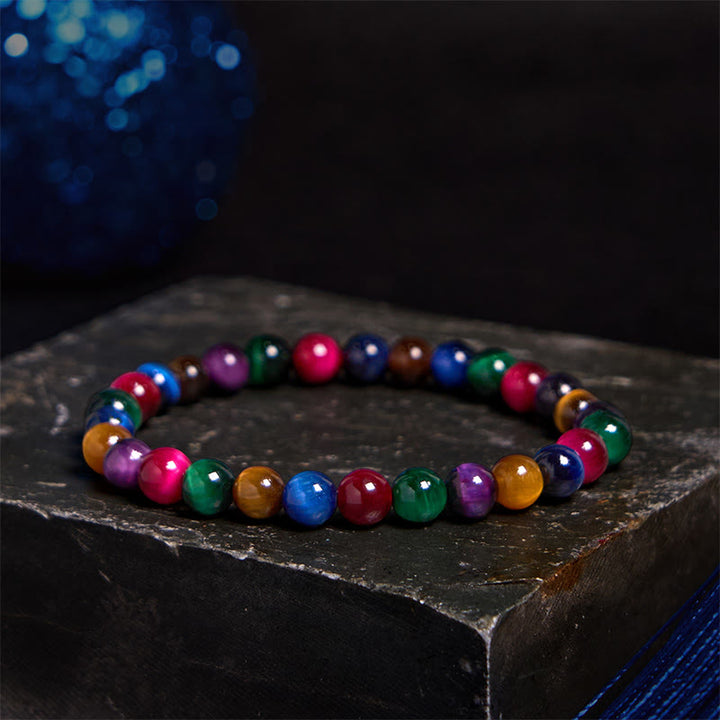 Buddha Stones各種タイガーアイ自信ブレスレット