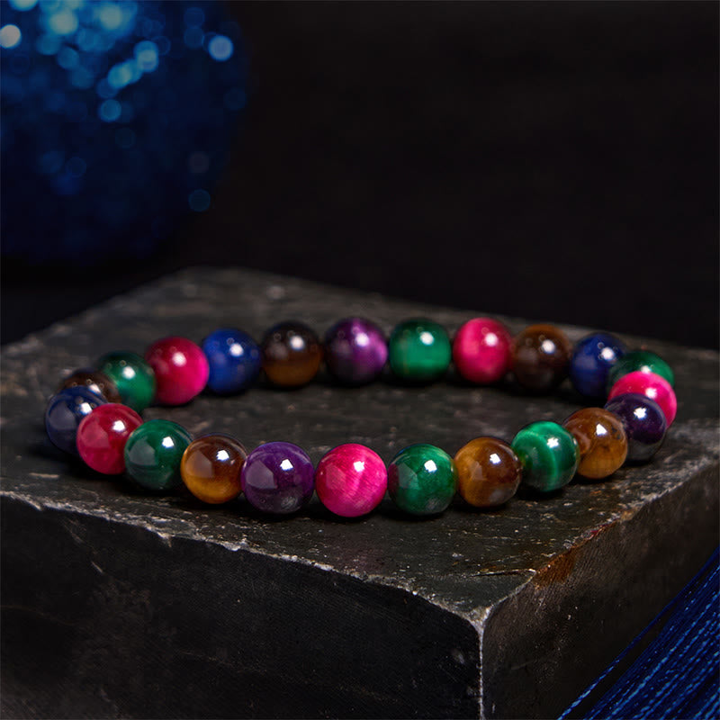 Buddha Stones各種タイガーアイ自信ブレスレット
