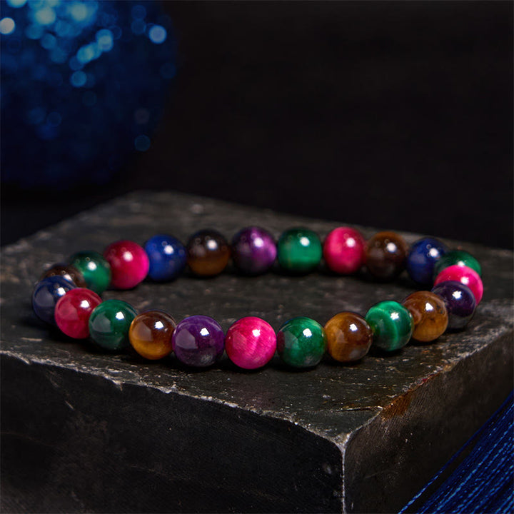 Buddha Stones各種タイガーアイ自信ブレスレット