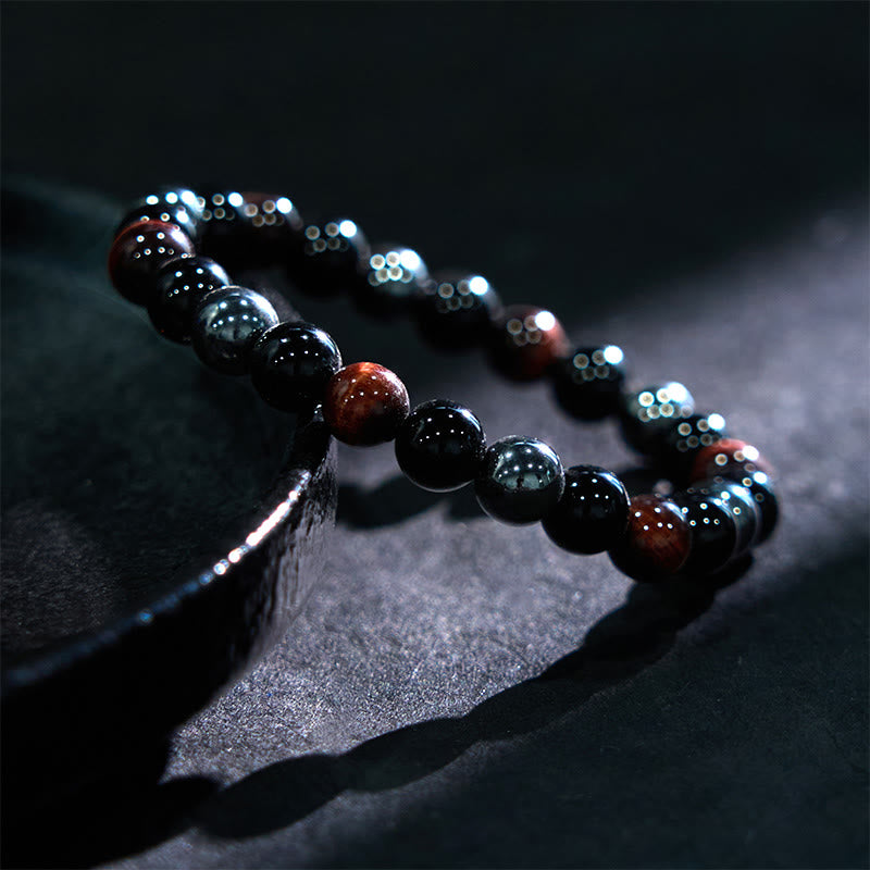 Buddha Stones各種タイガーアイ自信ブレスレット