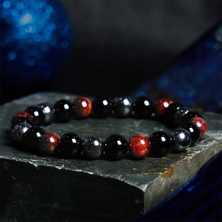 Buddha Stones各種タイガーアイ自信ブレスレット