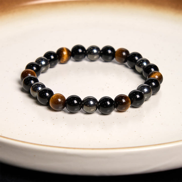 Buddha Stones各種タイガーアイ自信ブレスレット