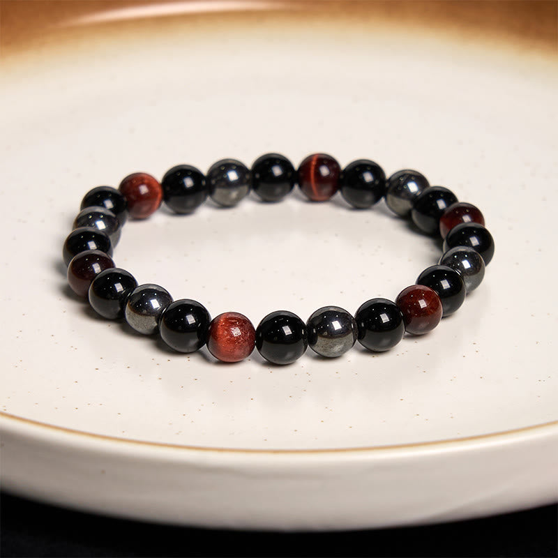 Buddha Stones各種タイガーアイ自信ブレスレット