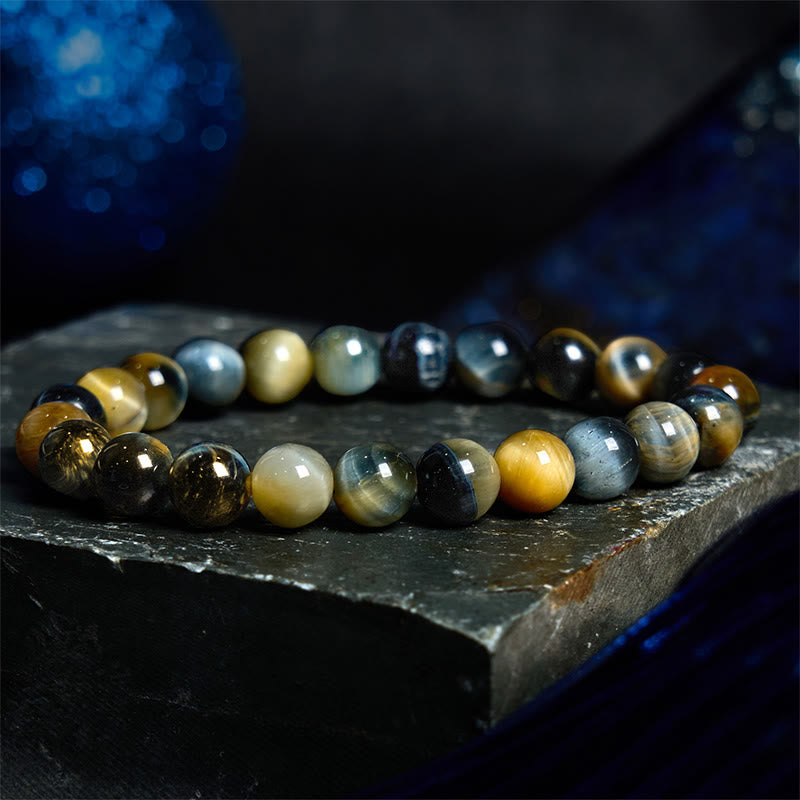 Buddha Stones各種タイガーアイ自信ブレスレット
