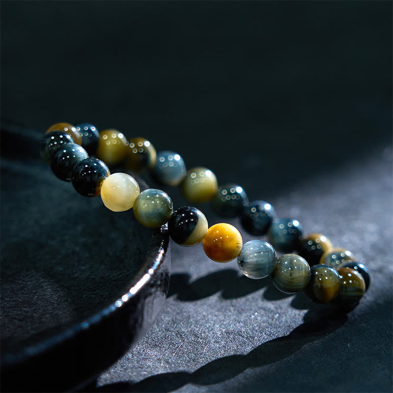 Buddha Stones各種タイガーアイ自信ブレスレット