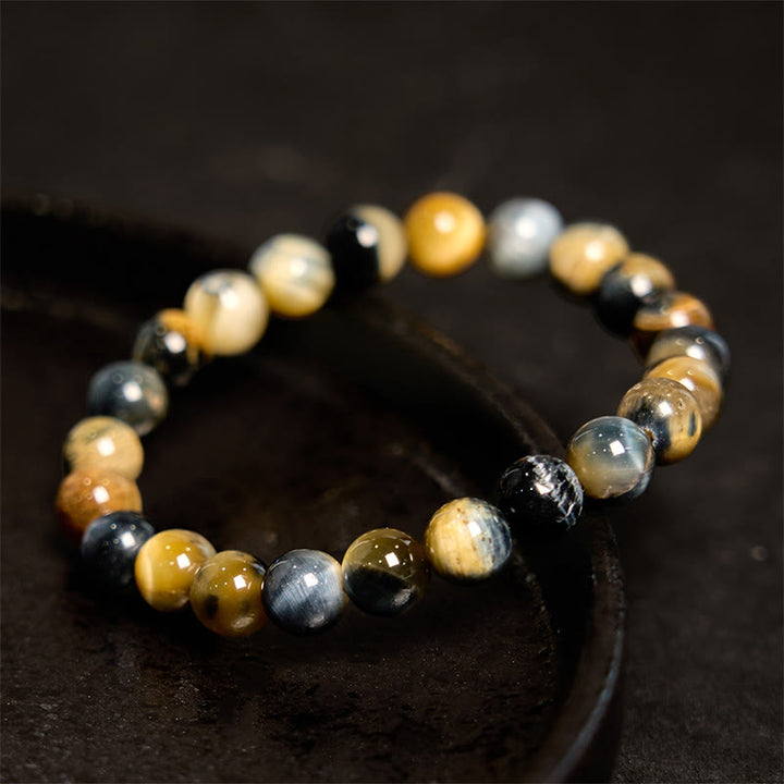 Buddha Stones各種タイガーアイ自信ブレスレット