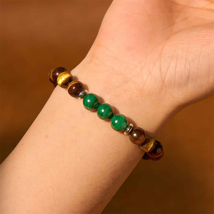 Buddha Stones各種タイガーアイ自信ブレスレット