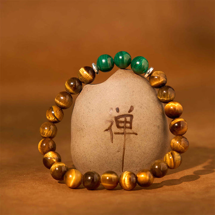 Buddha Stones各種タイガーアイ自信ブレスレット