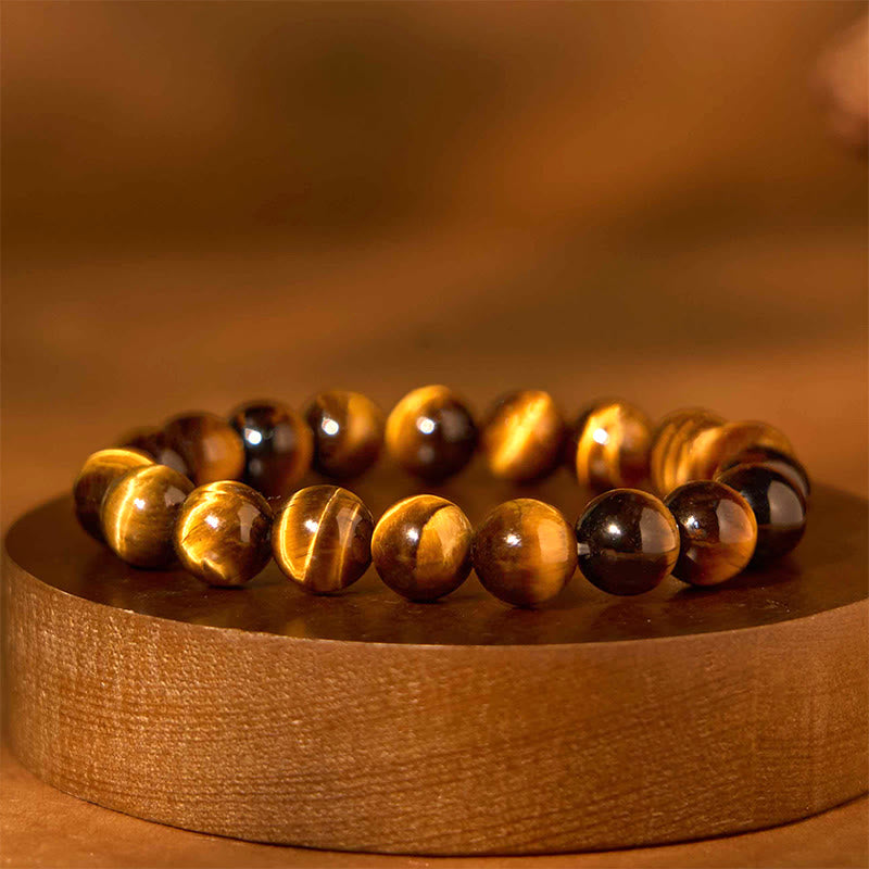 Buddha Stones各種タイガーアイ自信ブレスレット