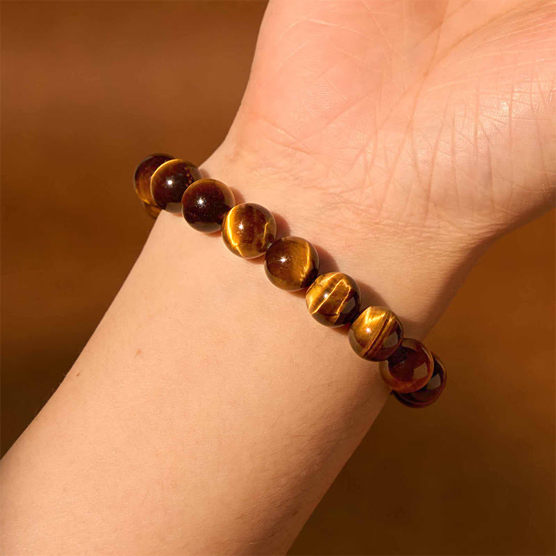 Buddha Stones各種タイガーアイ自信ブレスレット