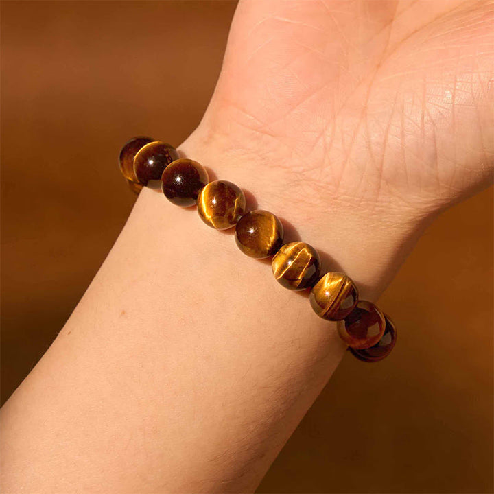 Buddha Stones各種タイガーアイ自信ブレスレット